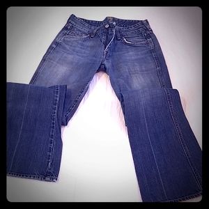 Jean's 7 for all man kind - rare pink stitching